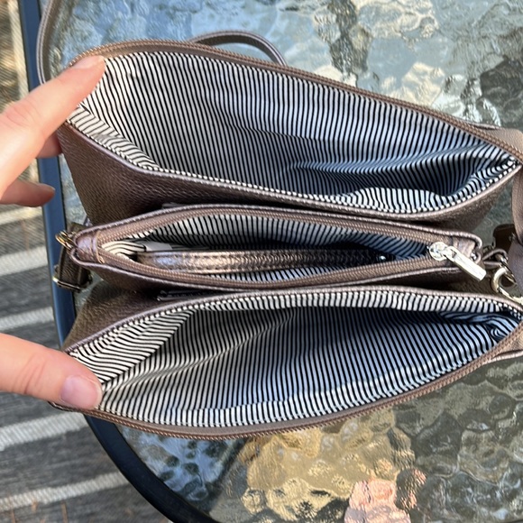 EUC Rose gold mini crossbody purse - Picture 6 of 14